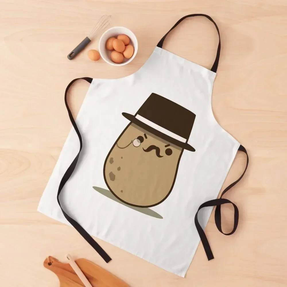 

Sir Potato Apron Costume Waiter For Cosmetologist christmas 2025 Kitchens Woman Apron