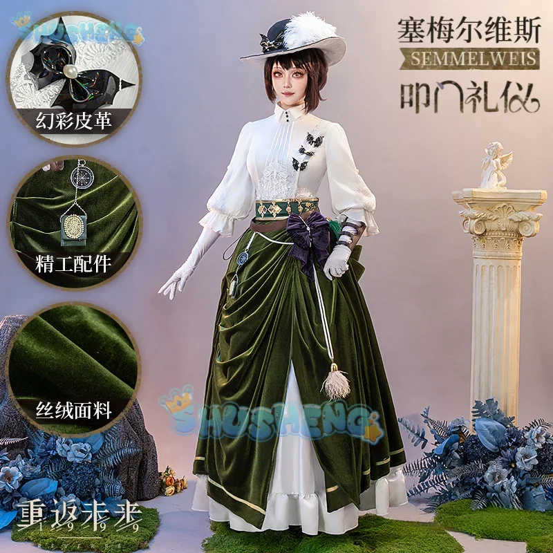 

FC6Shusheng Reverse:1999 Semmelweis Cosplay Costume Dress Uniform Halloween Carnival Party Christmas Play Role Clothes Clot@FC8！