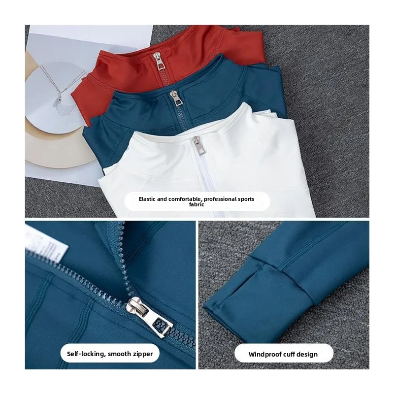 Profional Running Yoga Clothes Set Women's New Sle Fitn Qui Dry Morning Run Suit High-End Sensation Sportswear