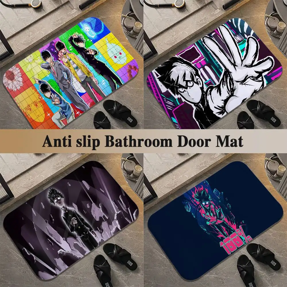 

Mob P-Psycho 100 Floor Mat Printed Large Carpets Living Room And Bedroom Carpets Bathroom Anti Slip Door MATS Small Carpets