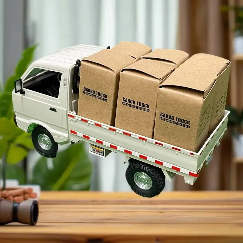 هدية مثالية للأولاد: شاحنة كهربائية WPL D12 RC بمقياس 1:16 مع أضواء LED وميزات الانجراف، مجموعة مفاجأة عيد الميلاد