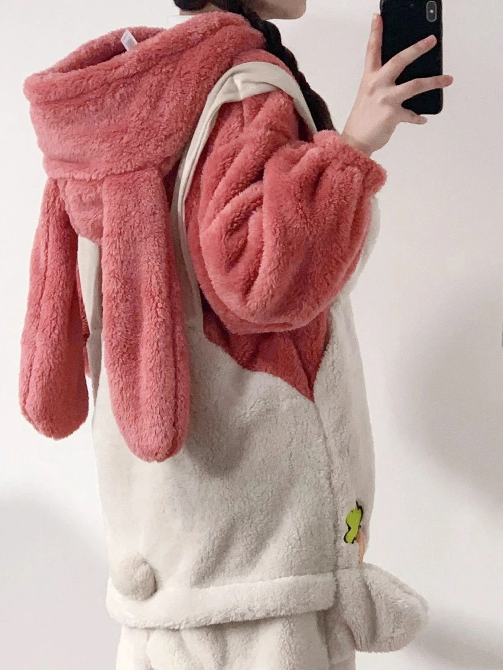 

Kigurumi Adults Onesie Anime Rabbit Cosplay Jumpsuit Pink Sweet Animal One Piece Pajamas Halloween Party Suit Overalls Xmas Gift