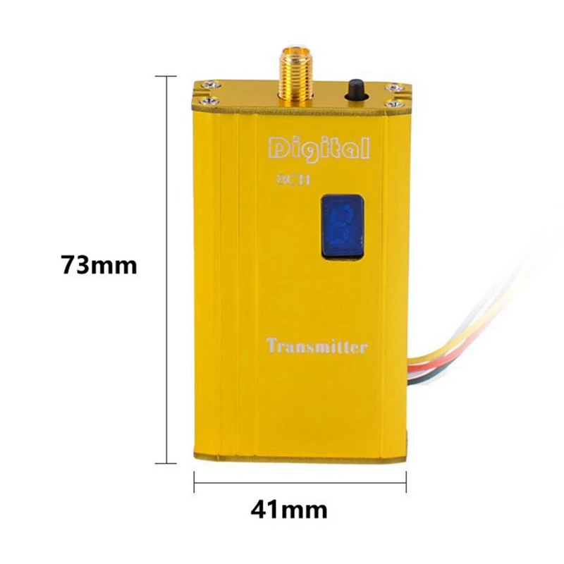 เครื่องส่งสัญญาณวิดีโอเสียง1.2G 1.3G 2W FPV vtx 8CH 2000mW FPV quadter โดรนอาร์ซี