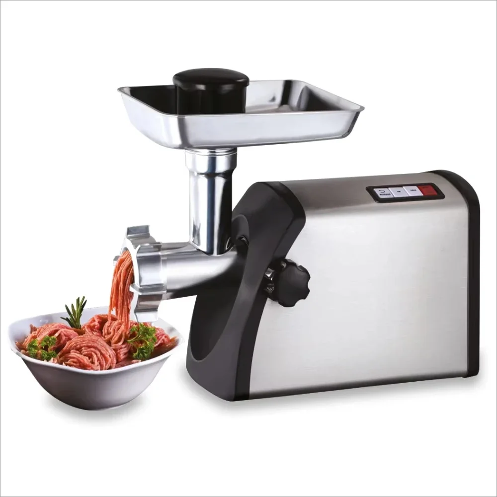 

#v Custom Modern Kitchen 3000W Powerful Home Meat Grinder Metal Gear Stainless Steel Housing Meat Mincer