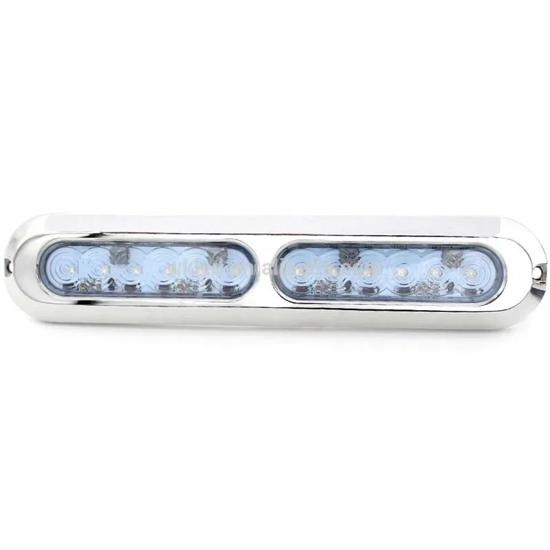 316 SS Slim Surface Mount 12V 60W LED Boat Marine Underwater Lights Yacht Dock Led Night Fishing Light