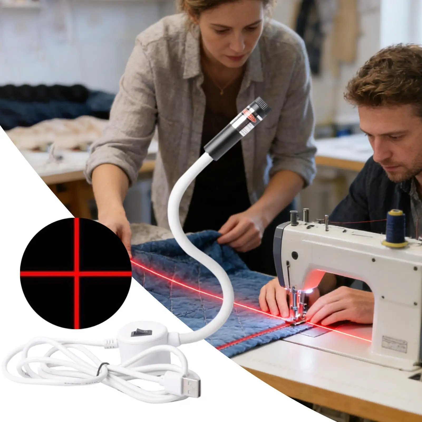 

Швейная машина, светильник позиционирования, направляющая для квилтинга, магнитные швейные светильники, супер яркие для офиса, гостиной, спальни, дома