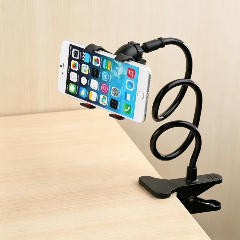 

2Pcs Universal Long Arm Lazy Phone Holder Adjustable Bedside Desk Mount Bracket for All Mobile Phones