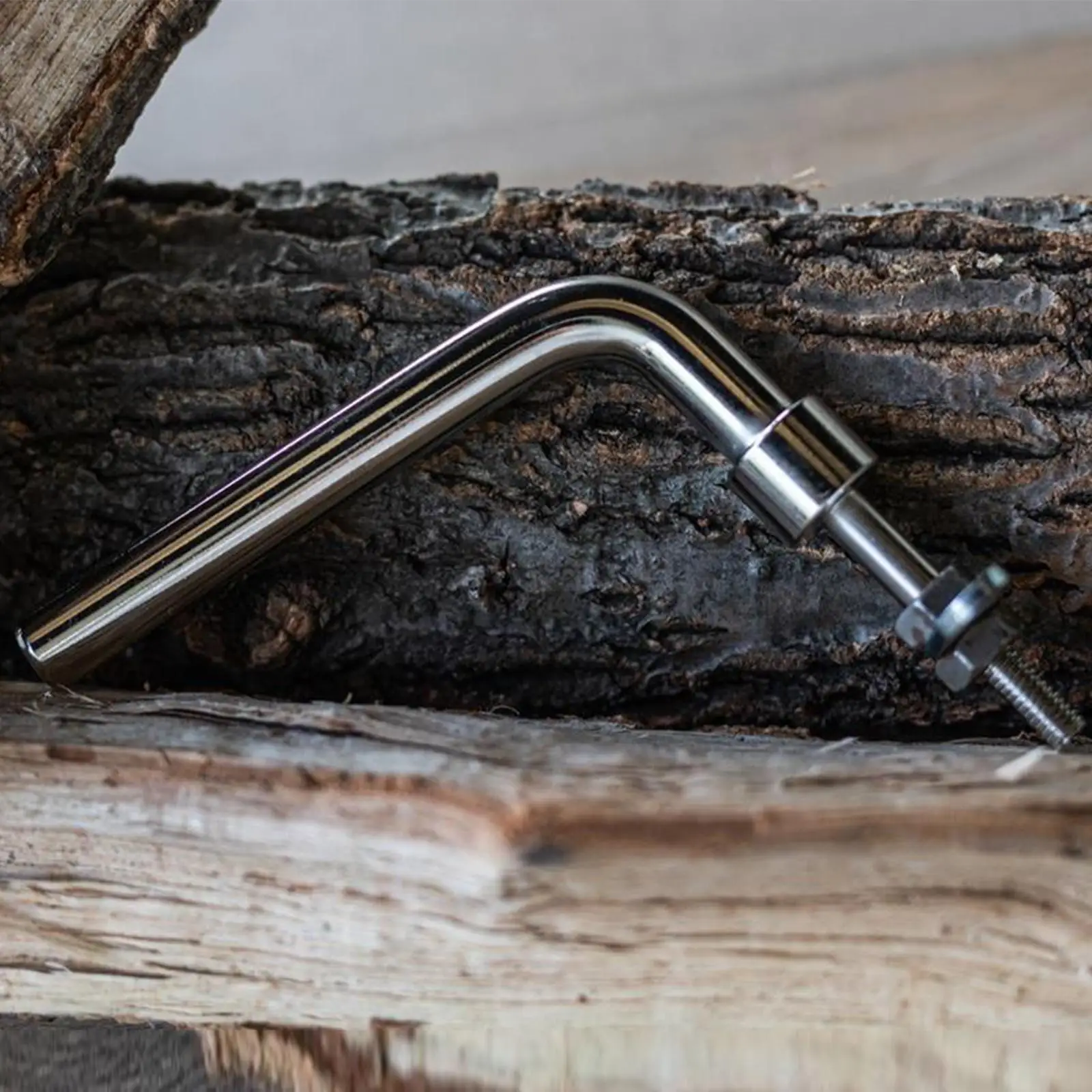 Stove Door Handle Replacement Iron Household Easy to Install Accessory Sturdy Fireplace Door Handle