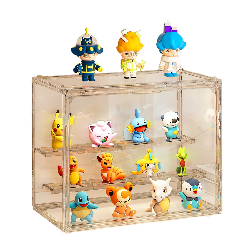 1 قطعة عرض أكريليك لشخصيات قابلة للجمع وصندوق عرض واضح ألعاب ديكور غرفة جمالية ديكور المنزل ديكور الرف  #5