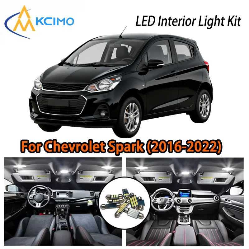 

KCIMO For Chevrolet Spark (2016-2022) Premium LED Interior Kit - 2 Colors , Quick Installation, Long-Lasting