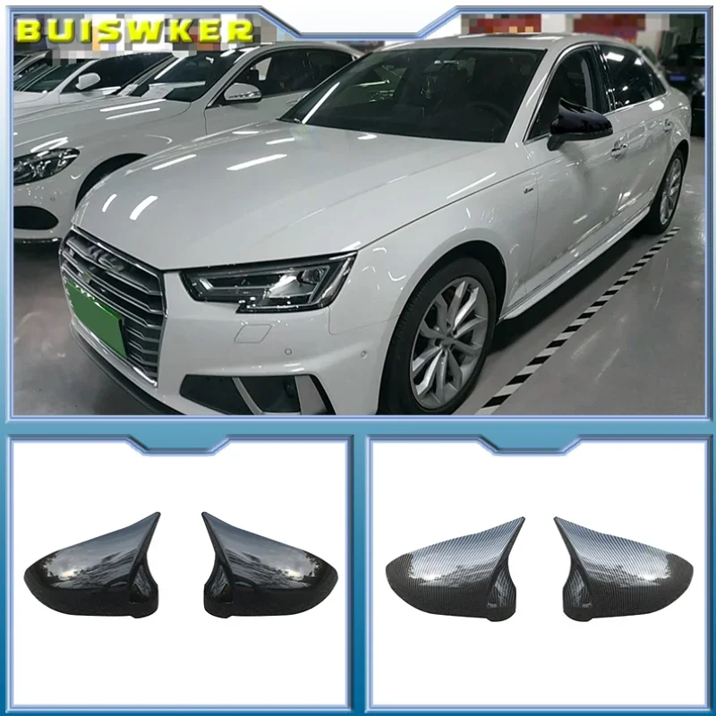 

1 Pair Car Left & Right Door Side Rearview Wing Mirror Cover Cap Housing 528 Fit For Audi A4 S4 B9 A5 S5 RS4 8W0 857 527 8W0 857