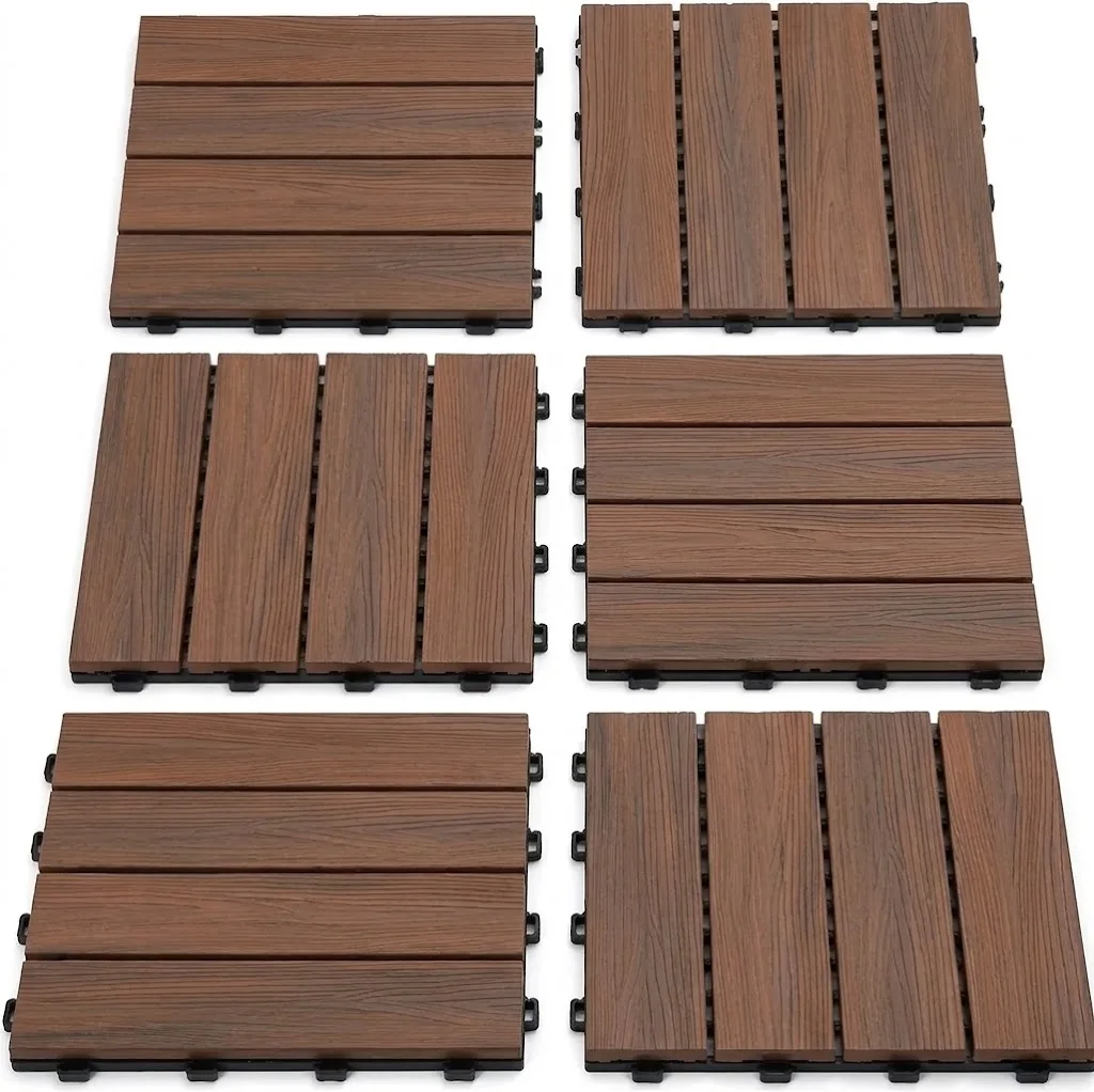 1Pcs Household Splicing Solid Wood Flooring Decoration For Terrace Courtyard Outdoor Ground Balcony Renovation Solution