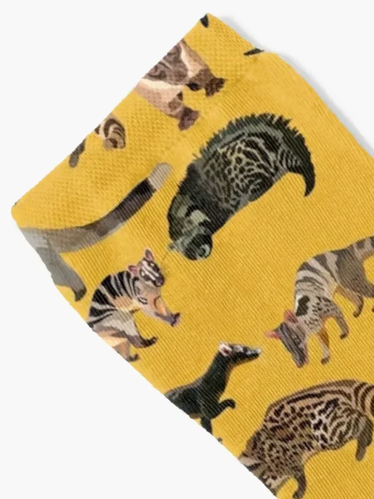C مخصص لـ Civet Socks شتاء حراري دافئ شتاء جديد هدايا شتوية للرجال جوارب نسائية