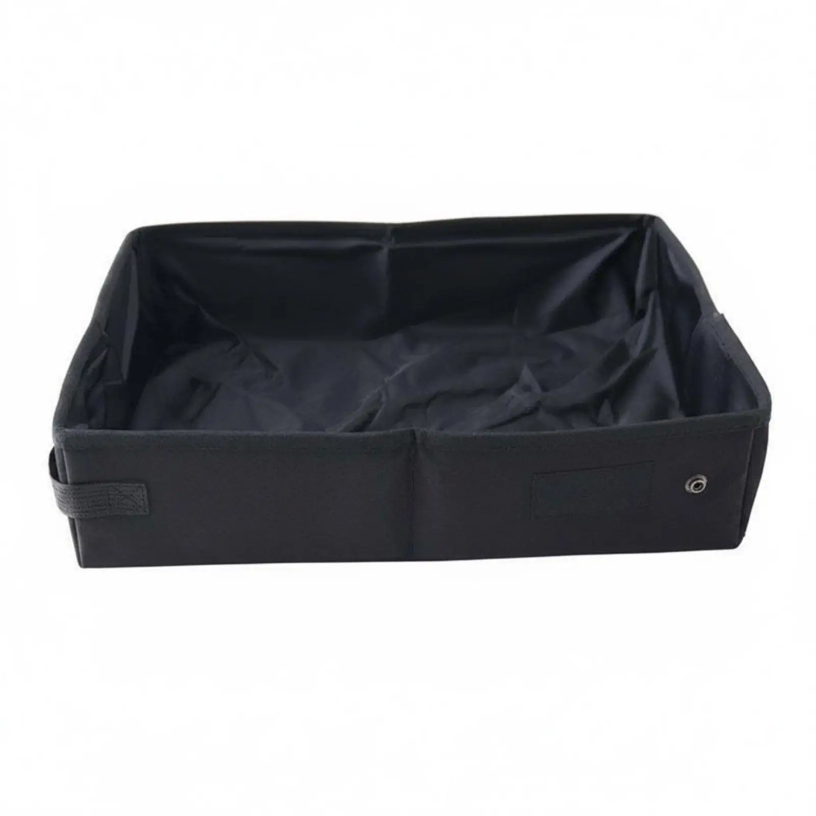 Foldable Travel Cat Litter Box Portable Pet Toilet Waterproof Oxford Cloth for Car Trips and Camping