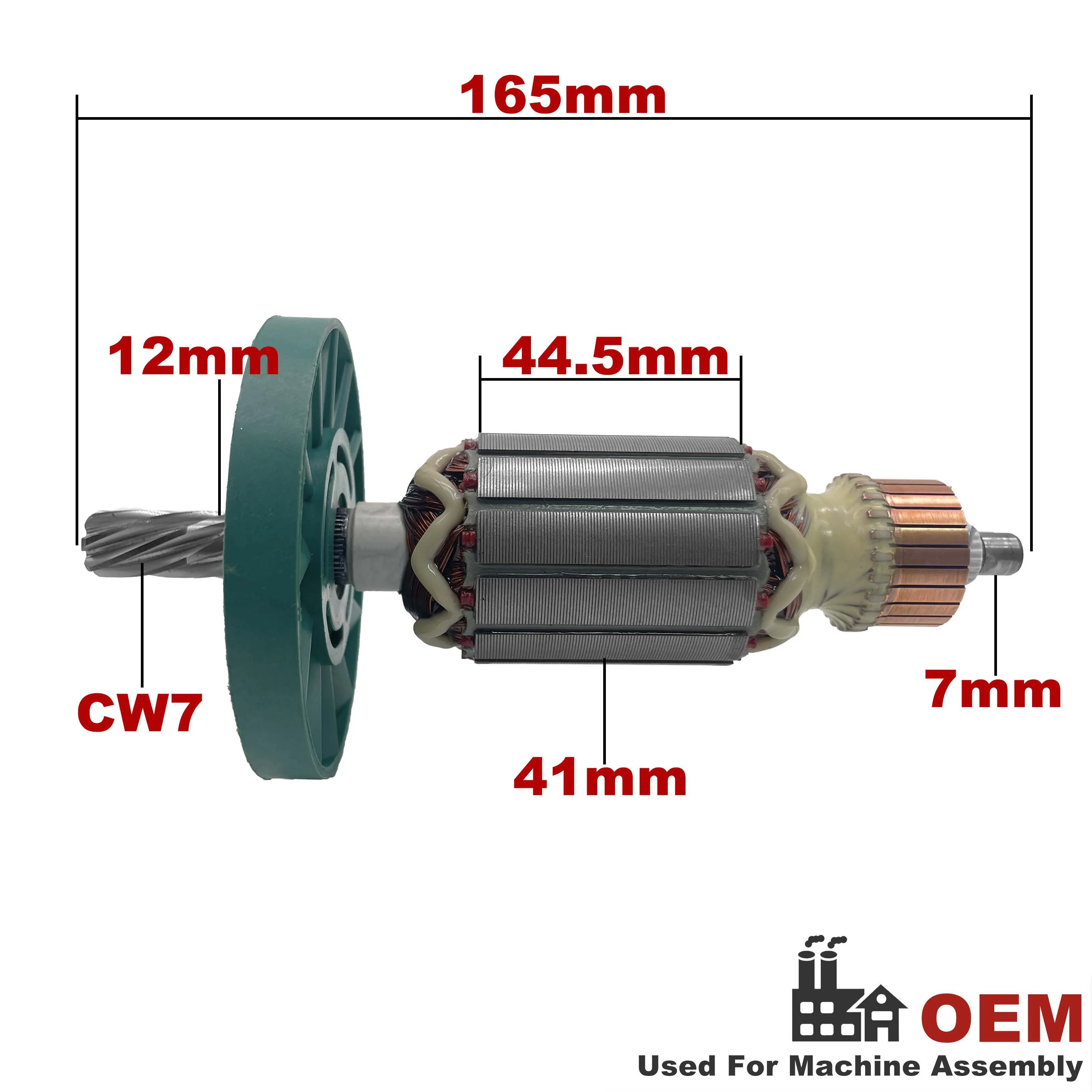 AC220V-240V المحرك الدوار مرساة لاستبدال ماكيتا الكهربائية مطرقة دورانية HM0810 HM0810T 516148-3