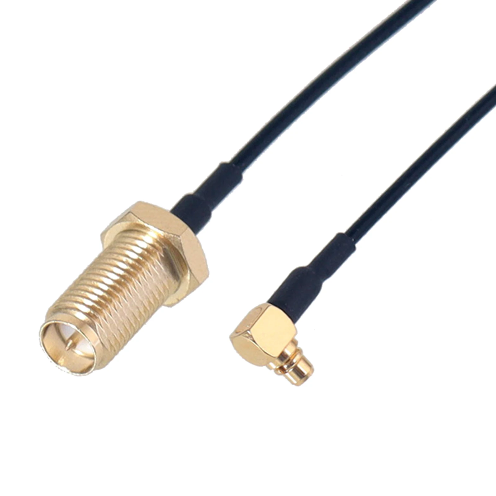 6/10cm Flight Control Module Feedthrough Antenna SMA Outer Thread Inner Pin To MMCX Elbow Male Connector Flex Cable RF1.37