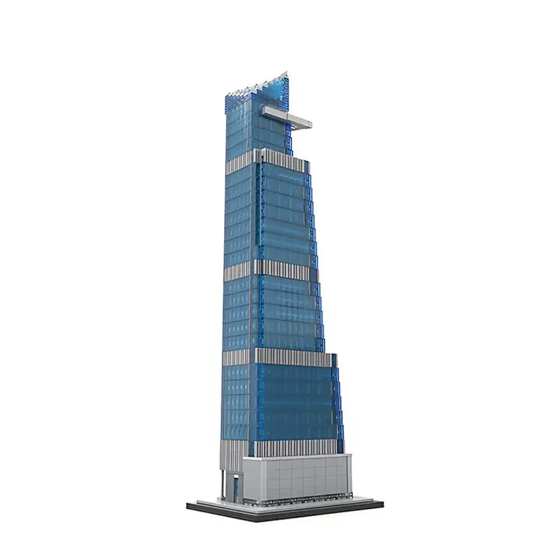 30 yardas Hudson arquitectura de fama mundial modelo ladrillos escala 1:800 MOC paisaje callejero decoración Juguetes de bloques de construcción regalos para niños