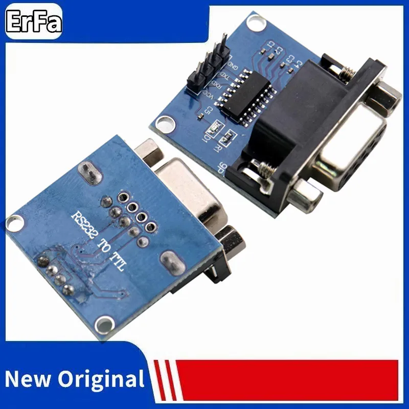 

1pcs MAX3232 chips RS232 to TTL Serial Port Converter Module DB9 Connector MAX232