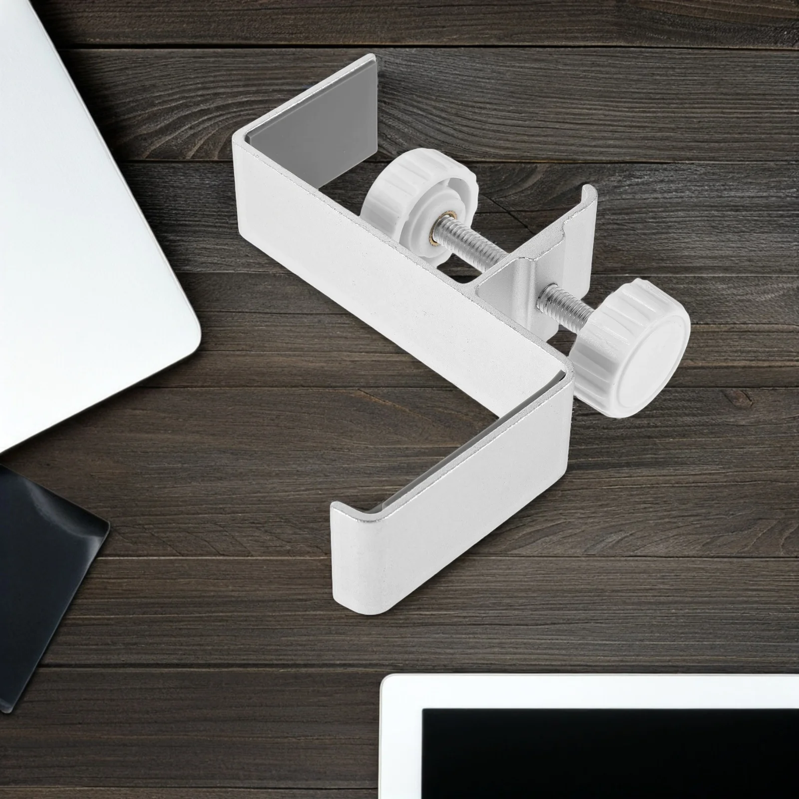 

1pcs Headphone Stand Hook Desk Organizer Clamp Gaming Holder Hanger under Accessories Bag Clip-on Desktop Storage Rack