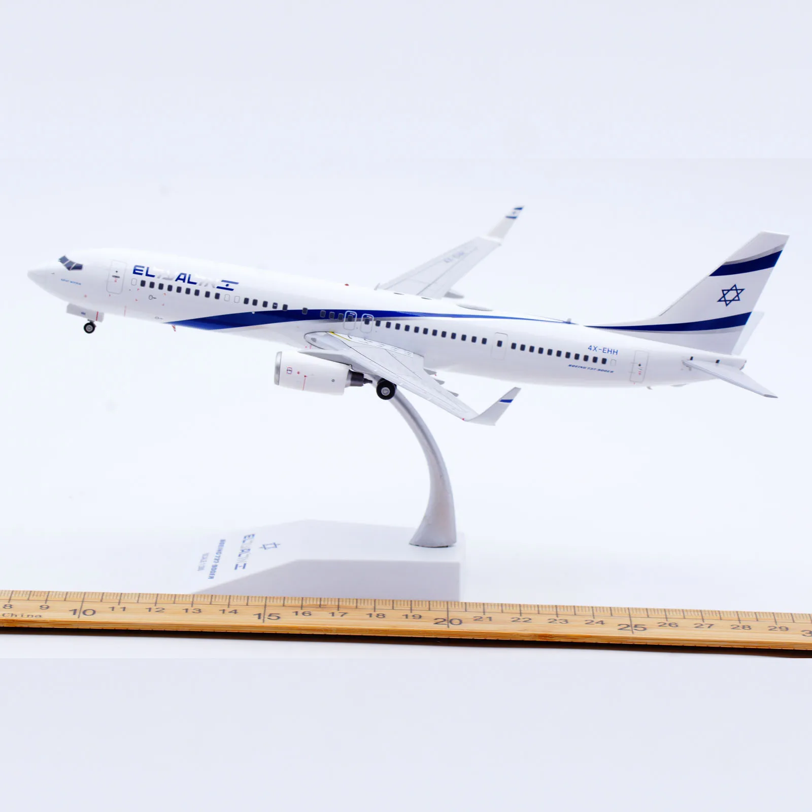 

XX20084 Alloy Collectible Plane Gift JC Wings 1:200 El Al Airlines Air Boeing B737-900ER Diecast Aircraft Jet Model 4X-EHH