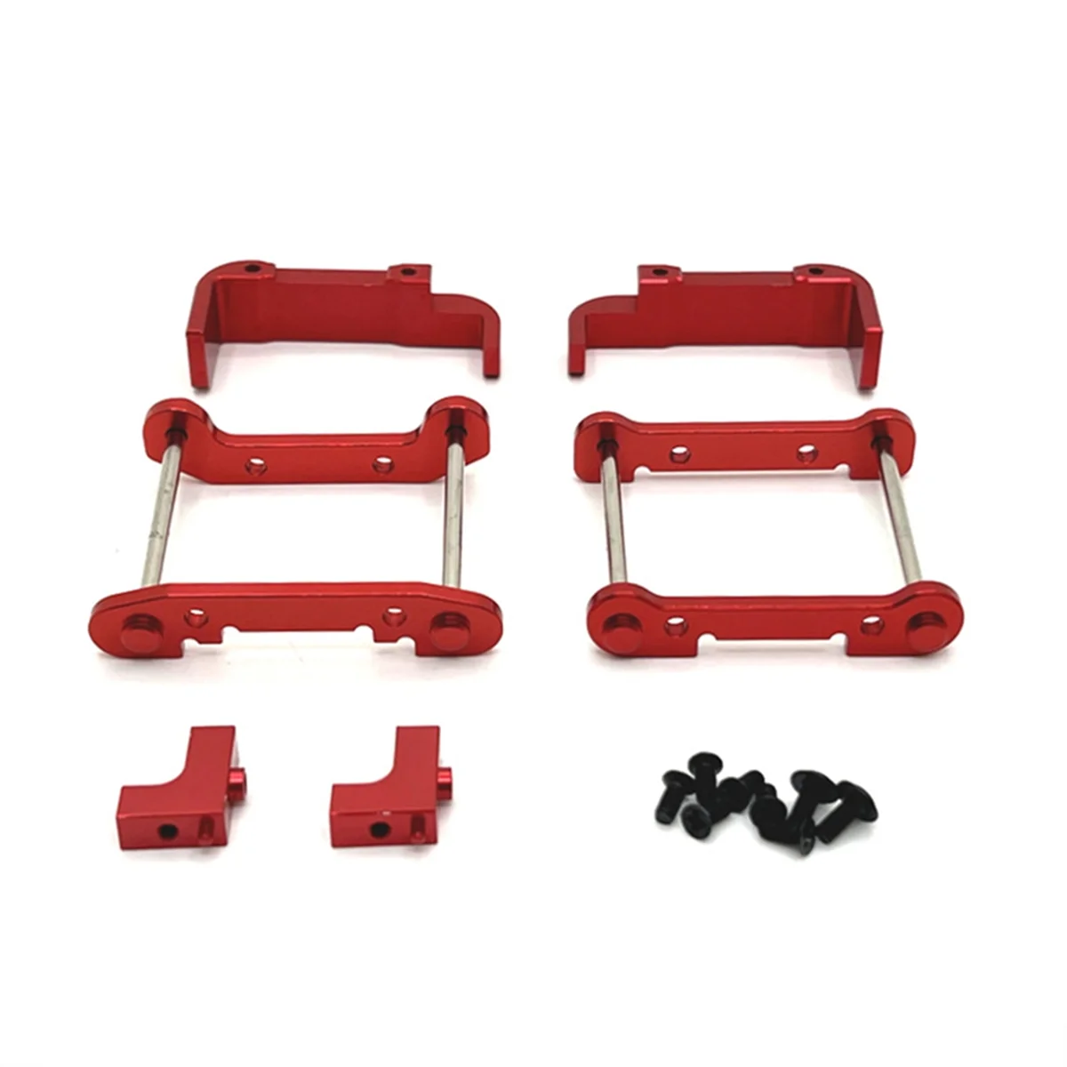 

The New Battery Fixing Seat Servo Fixing Seat Swing Arm Fixing Parts for 1/14 144016 144018 C8803 Rallo RC Car Red
