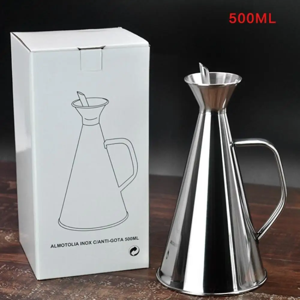 Vinegar Dispenser Durable Convenient High-quality In-demand Ergonomic Design Premium Quality Seasoning Bottle Stainless Steel