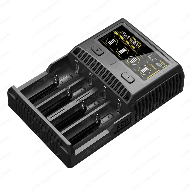 

SC4 с четырьмя слотами, интеллектуальная быстрая зарядка, USB-выход, зарядное устройство для литиевых батарей 18650