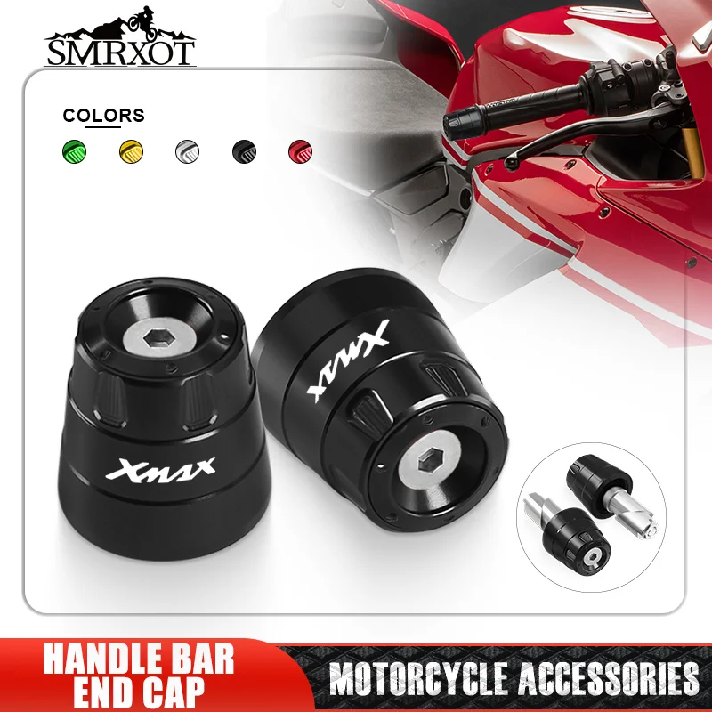 

For XMAX400 250 XMAX300 NMAX125 NMAX155 TENERE700 Handlebar End Grips Anti Vibration Cap Motorcycle xmax nmax handle bar grip