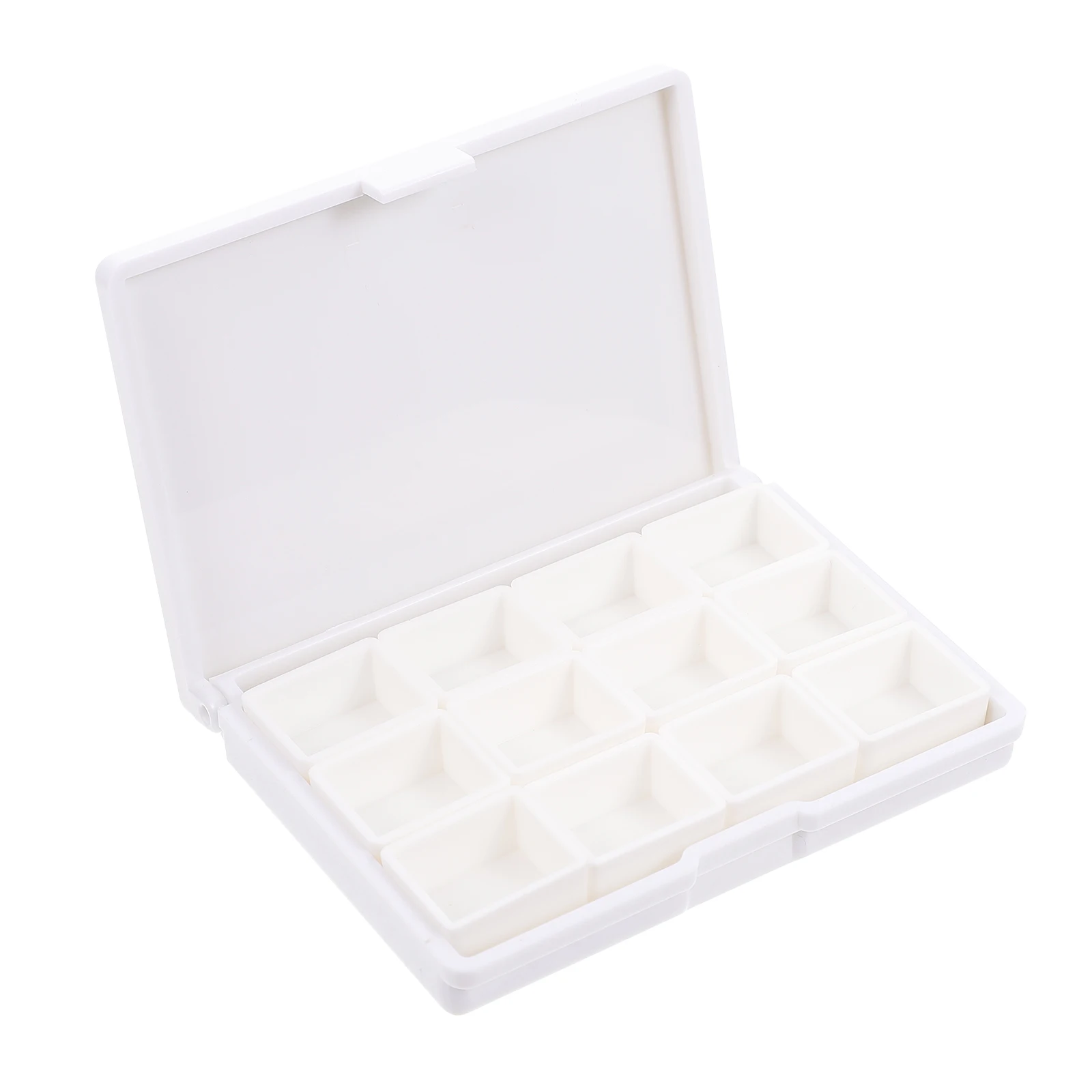 

1 set Practical Watercolor Pigment Boxes Paint Case Cube Craft Storage Containers Supplies Mini Compartments Outdoor Travel
