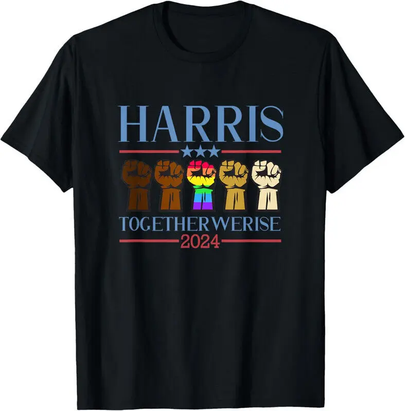 Election LGBT Kamala Harris 2024 Together We Rise US Unisex T-Shirt