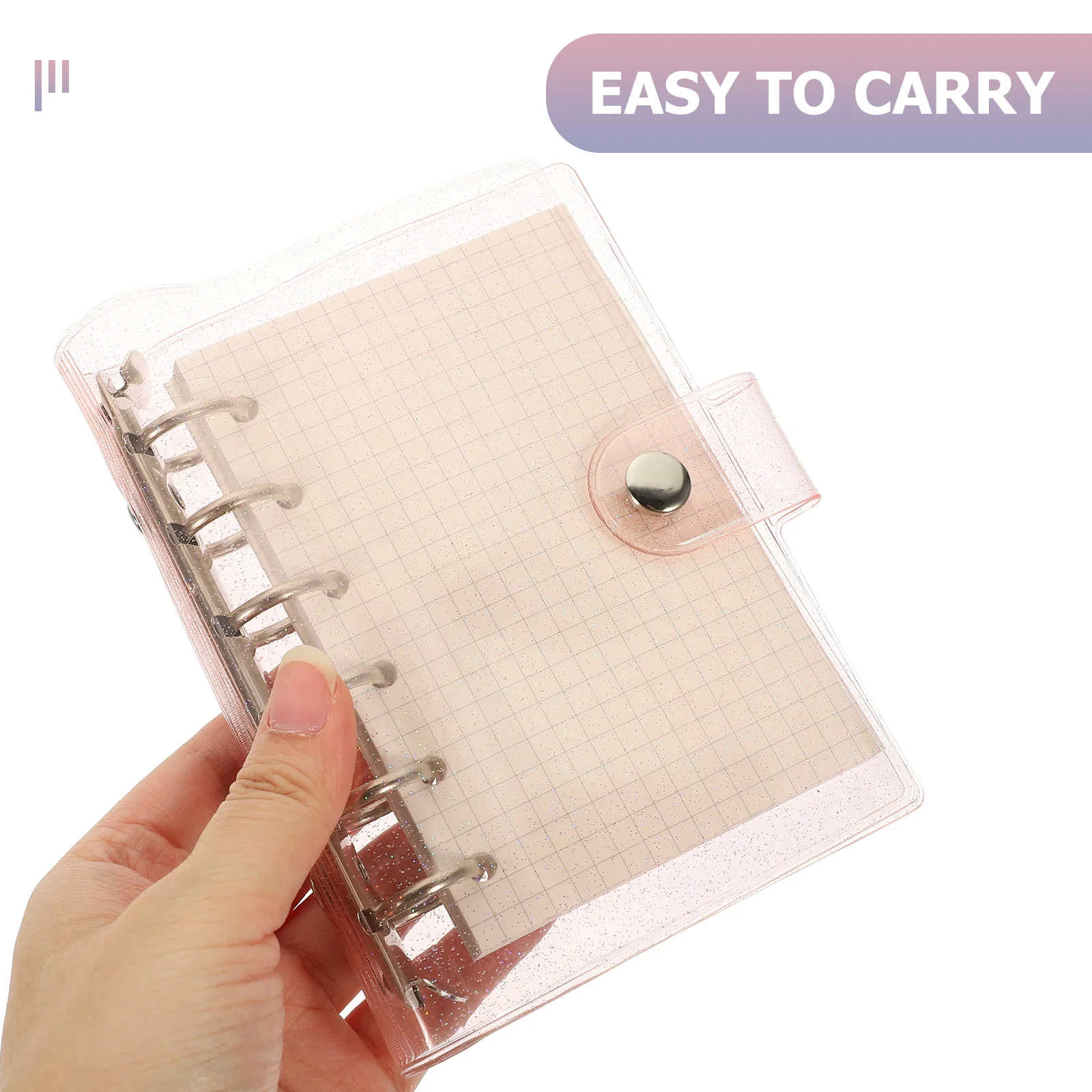 Small Water Proof Loose-leaf Notebook Girl Student The Binder Notepad Creative Writing Paper Multi-function
