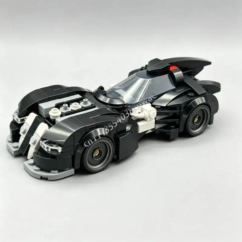 NEW 244PCS MOC Dark Knight Car Model Custom Puzzle Building Blocks DIY Assembly Educational Creative Toy Gift Collection Display view 4