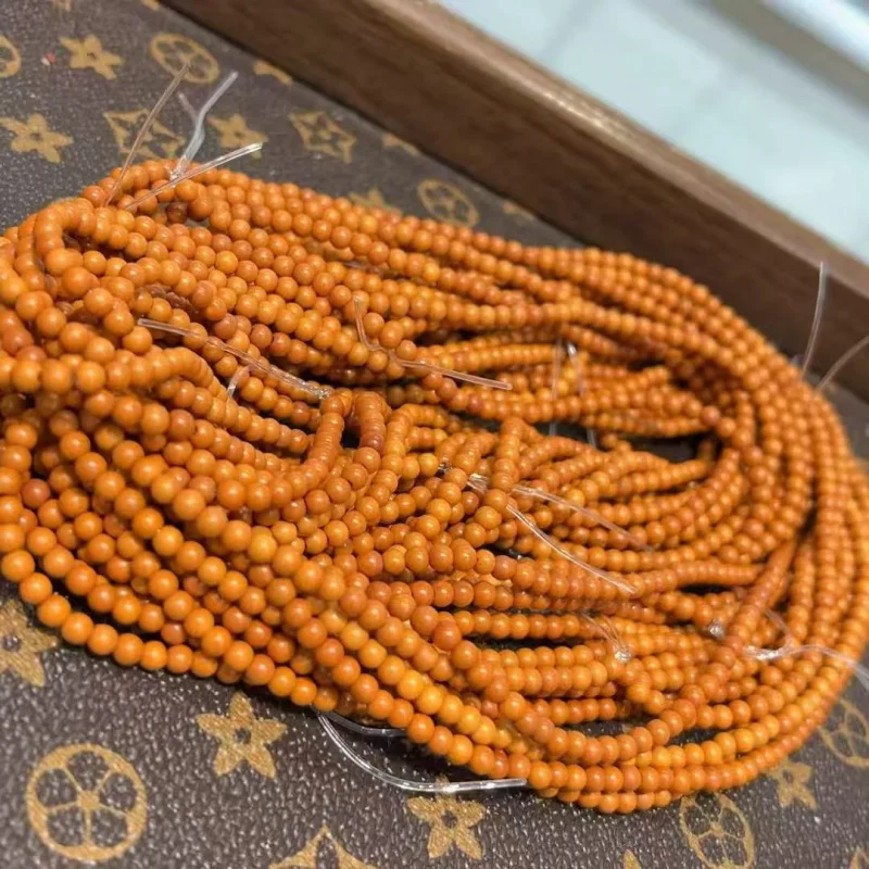 

Olive Nut Round Beads Bracelet