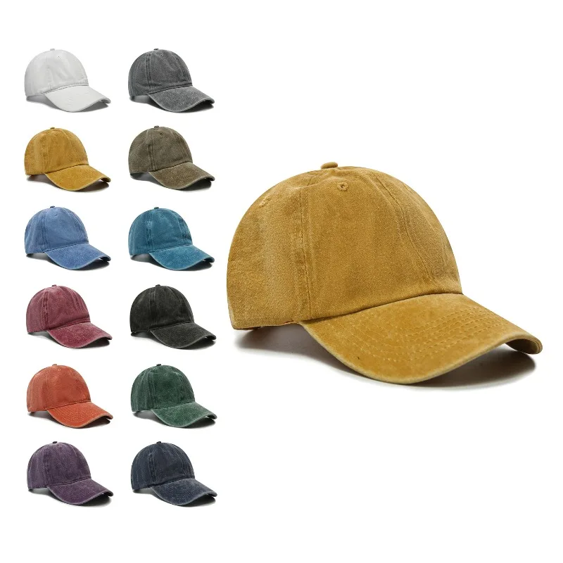 الرجال النساء قبعات ترد لمكانها خمر الهيب هوب قبعات بلون أبي قبعة العظام Casquette في الهواء الطلق قبعة بيسبول رياضية عادية غسلها القطن