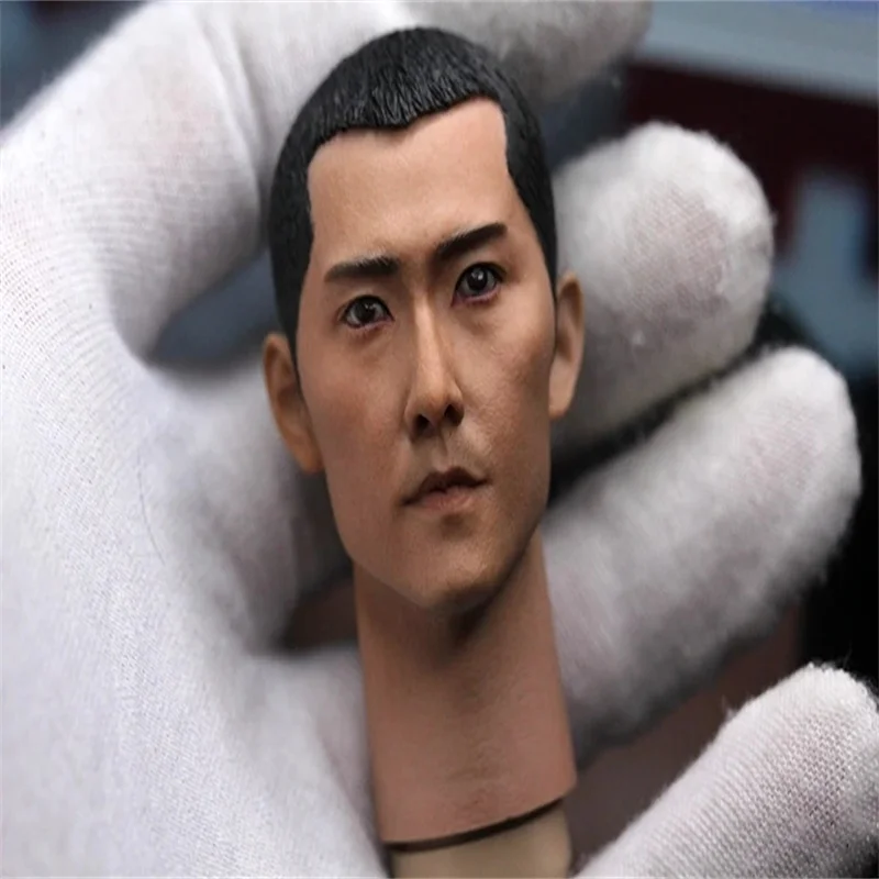 1/6 Male Soldier Asian Star Like Yang Yang Head Carving High Quality Model Toy Fit 12'' Action Figure Body In Stock Collectible