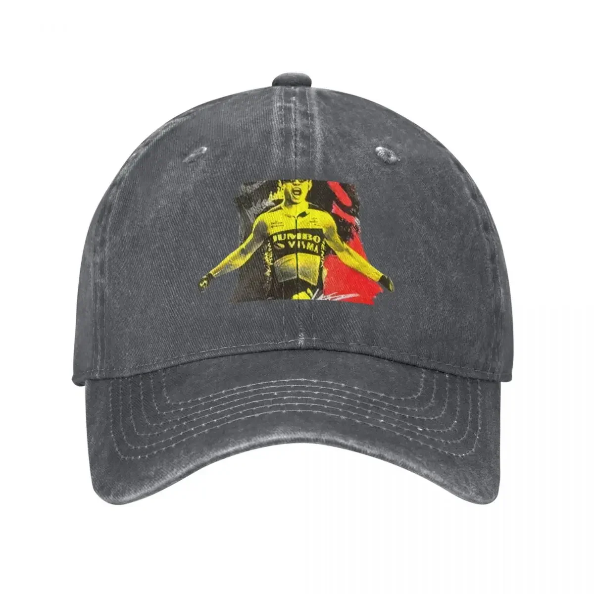 

Wout van Aert art Baseball Cap winter hats for men Cosplay Mens Caps Women's