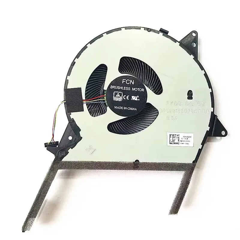 Original New CPU Cooler Fan for ASUS FX570UD FX570DD X570 X570U X570UD X570DD FX570ZD Cooling Fan DFS661605PQ0T FKDB DQ5D511E001