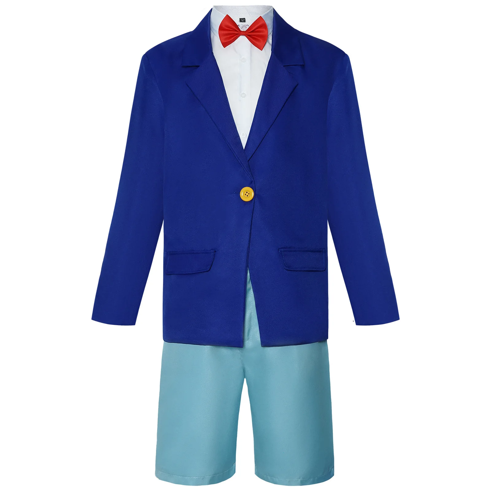 

Anime Detective Conann Edogawa Cosplay Halloween Costume Konan Uniform Set Clothes Stage Performance Costumes Customized