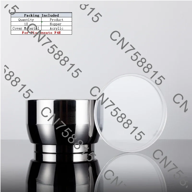 For Fiorenzato F64/F83/F4E GALILEO Q18 Grinder Stainless Steel, Coffee Beans Grinder Hopper, Fast Shipping