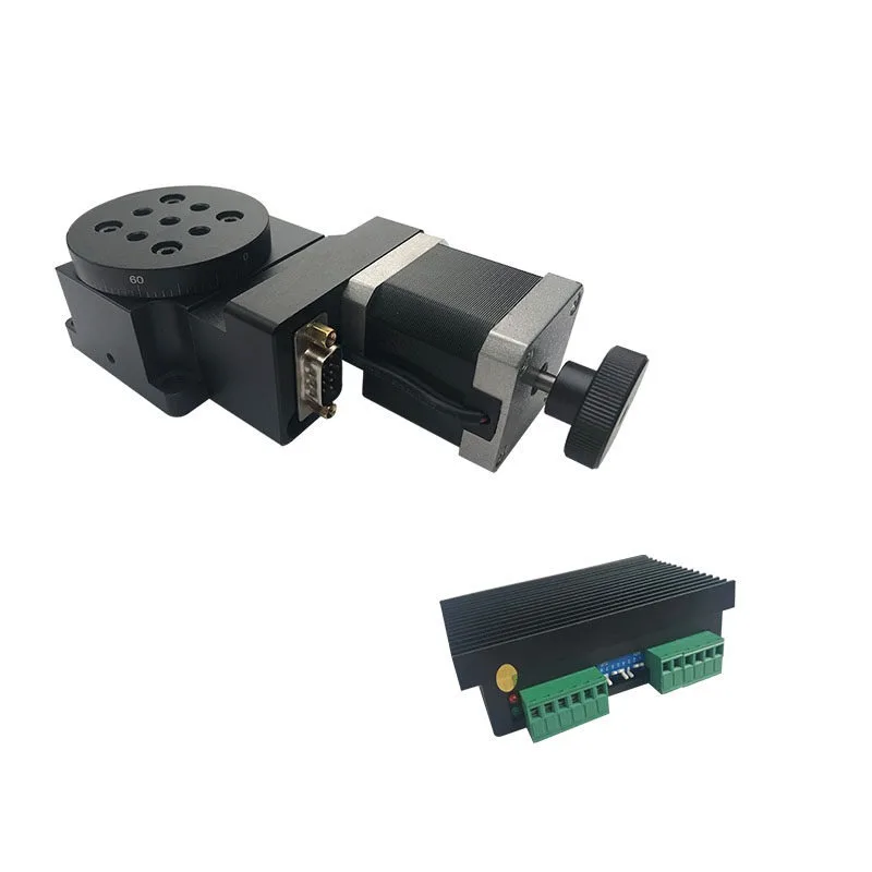 for Electric Rotary Table Hollow Rotating Platform Indexing Head RA200 Angle Stage Tool
