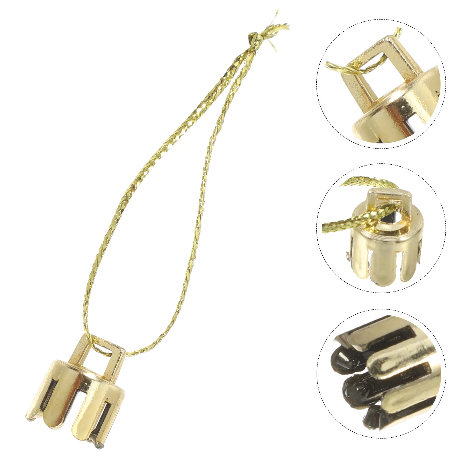 

1000Pcs Christmas Ornament Toppers Caps DIY Plastic Ball Hangers for Xmas Tree Decor Holiday Craft Projects Ball Ornament Caps