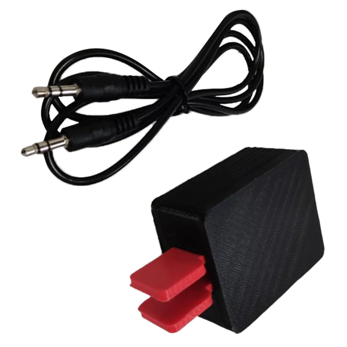 A03R Ak02 Assembled Magnetic Cw Short Wave Key / Automatic Key / Auto Key Double Paddle for Ham Radio +3.5mm Audio Cable