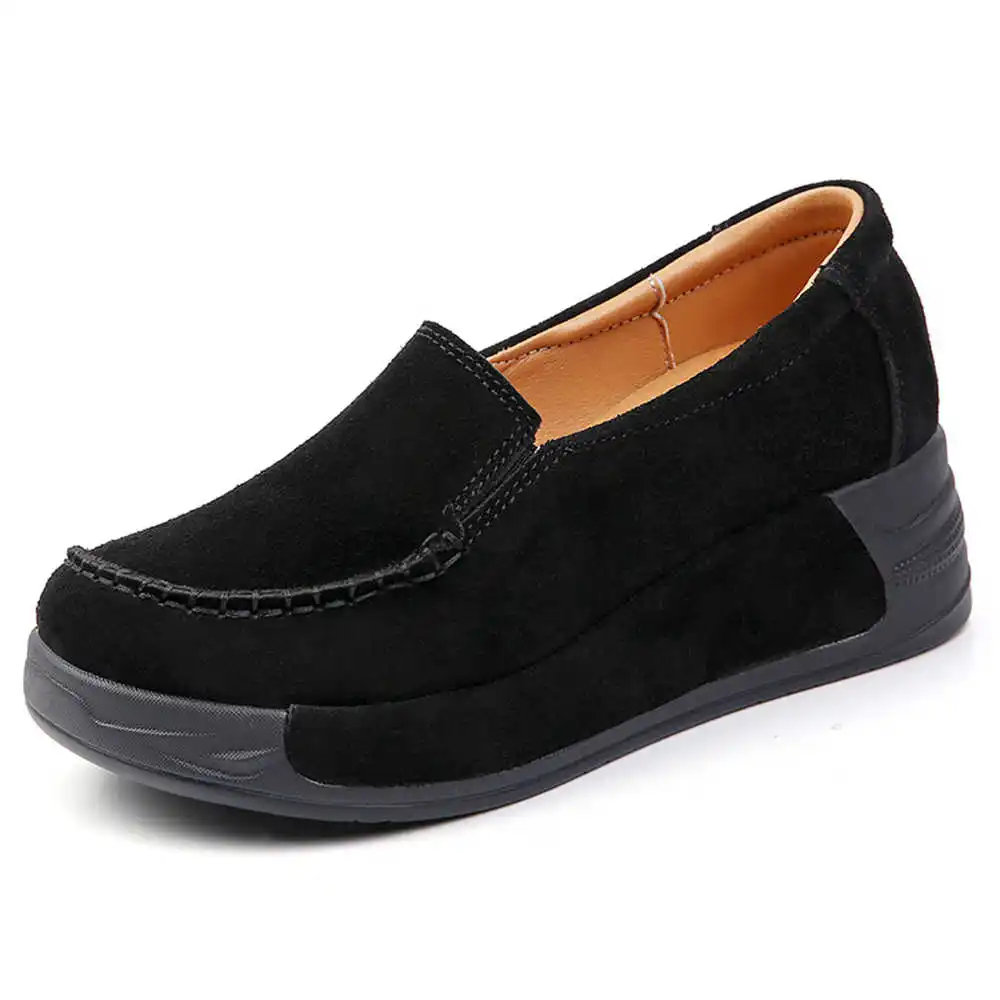 

Женские большие ботинки на высокой танкетке, размер 40, лоферы, роскошные дизайнерские кроссовки, классические черные туфли, спортивная Прямая поставка, топ класса люкс