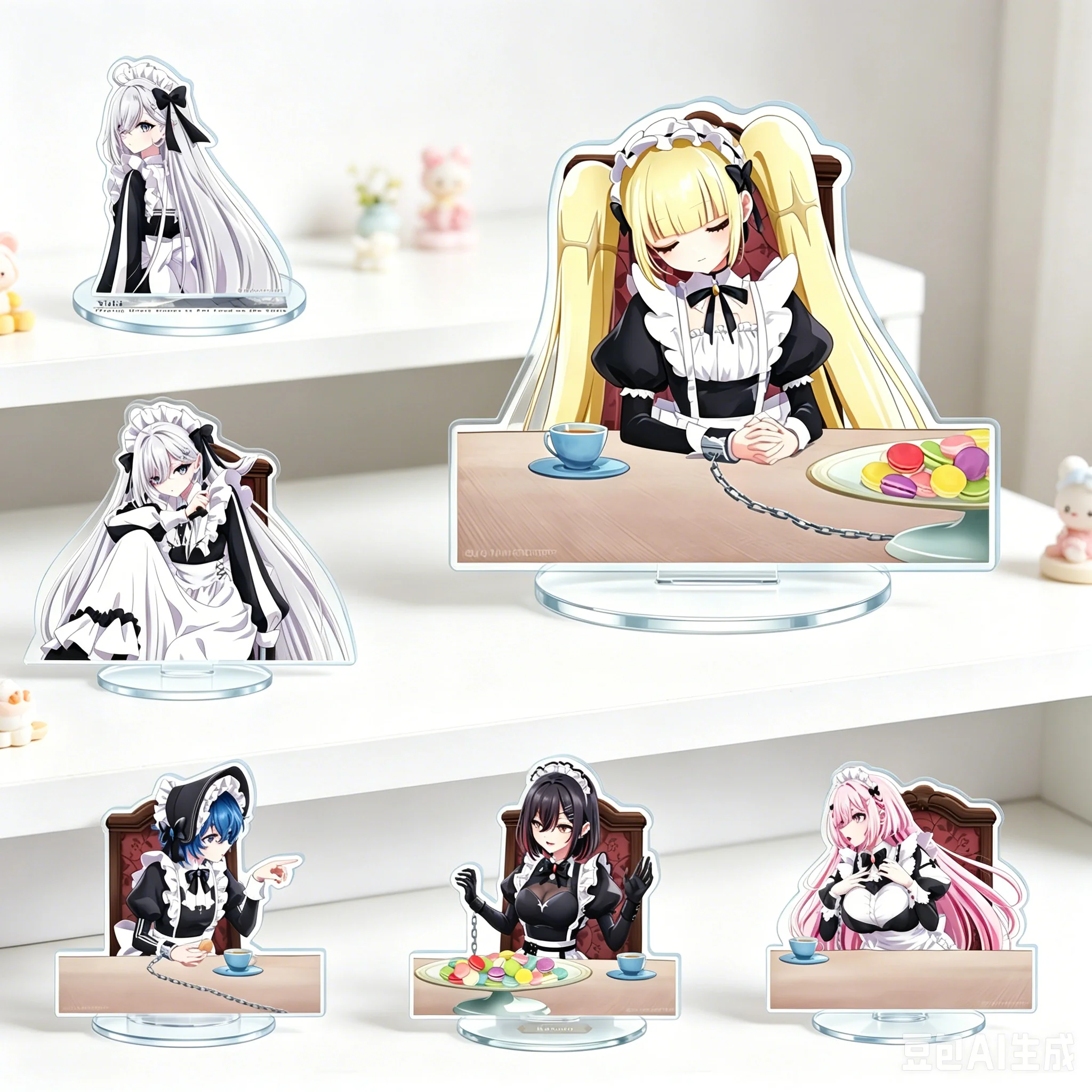 Playing Death Games to Put Food on the Table Anime desk decorations  2026 ver. Acrylic Figure Stand Model Keychains 15cm Gifts