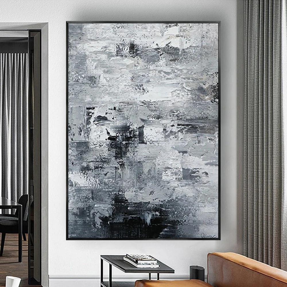 

100% Handmade Abstract Oil Paintings On Canvas Drawing Nordic Simple Mural Modern Wall Aat For Home Living Room Decor Artwork