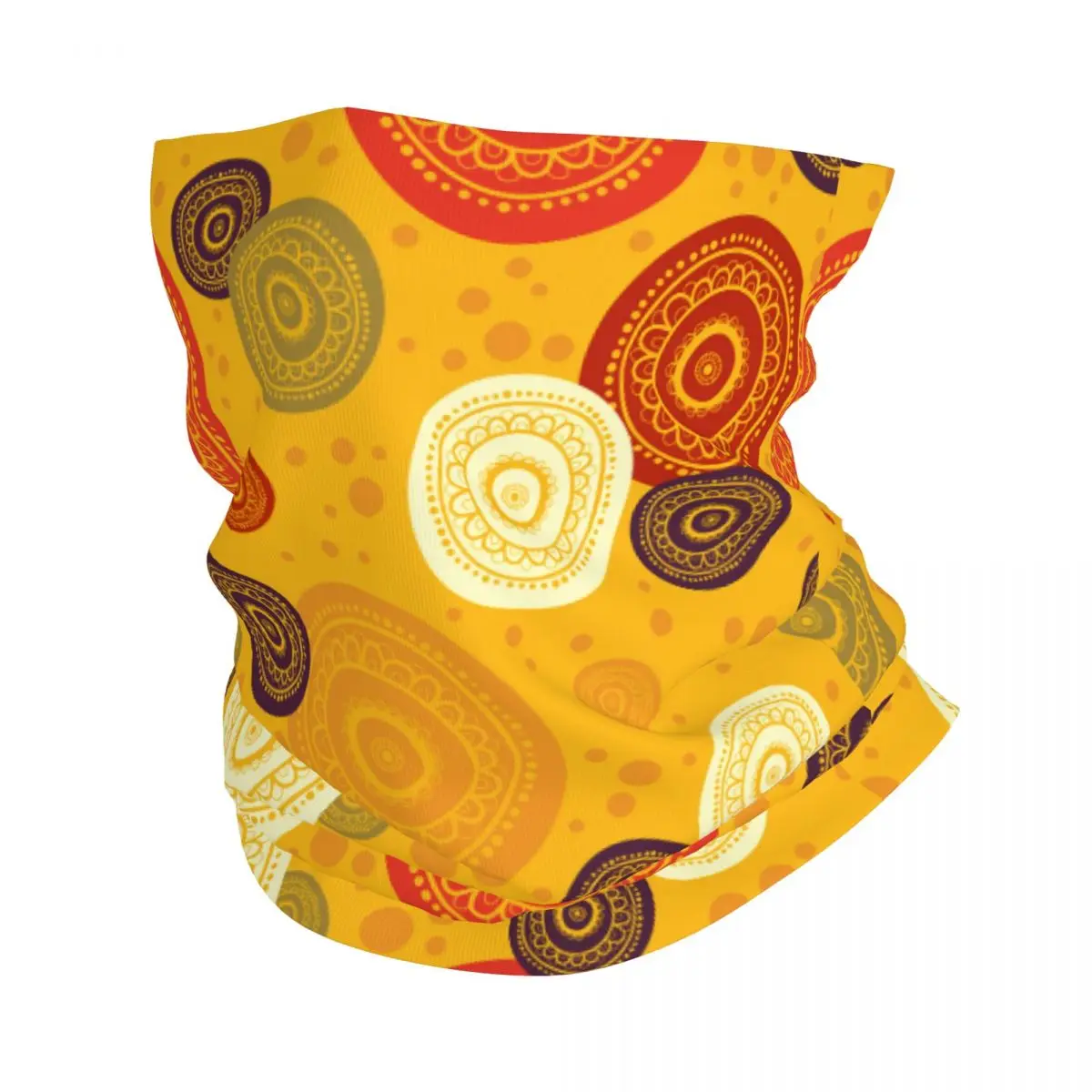 

Ethnic Pattern Thin Bandana Neck Gaiter Wrap Scarf Headband Neck Cover