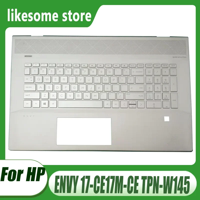 

Original New US Keyboard For HP ENVY 17-CE 17M-CE TPN-W145 Laptop Case Palmrest Upper Cover Backlight Keyboard Silver L57592-001