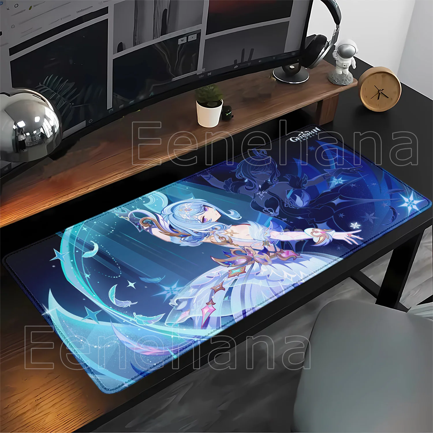 New Odette Genshin Impact PC Gaming Mouse Pad Large Rubber Keyboard Mousepad Non-slip Base Offices HD Printing Esports Desk Mat