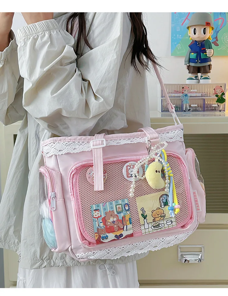Kawaii Transparent Harajuku Pastel Crossbody Ita Bag