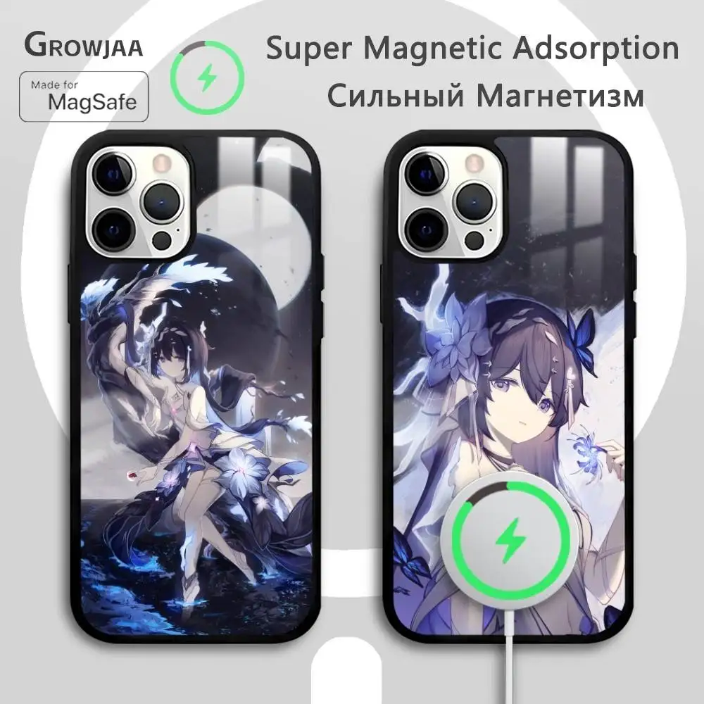 

Seele Vollerei Honkai Impact Phone Case For IPhone 17 16 15 14 13 12 11 Pro Max Plus Mini Magsafe Mirror Wireless Magnetic Funda